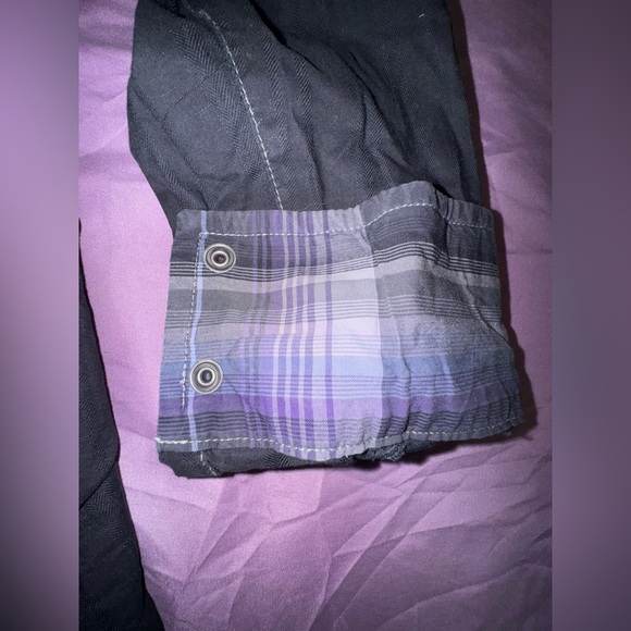 Wrangler Men's ROCK 47 Embroidered Yoke Black Ember Western Snap Shirt Sz M EUC - Picture 14 of 14